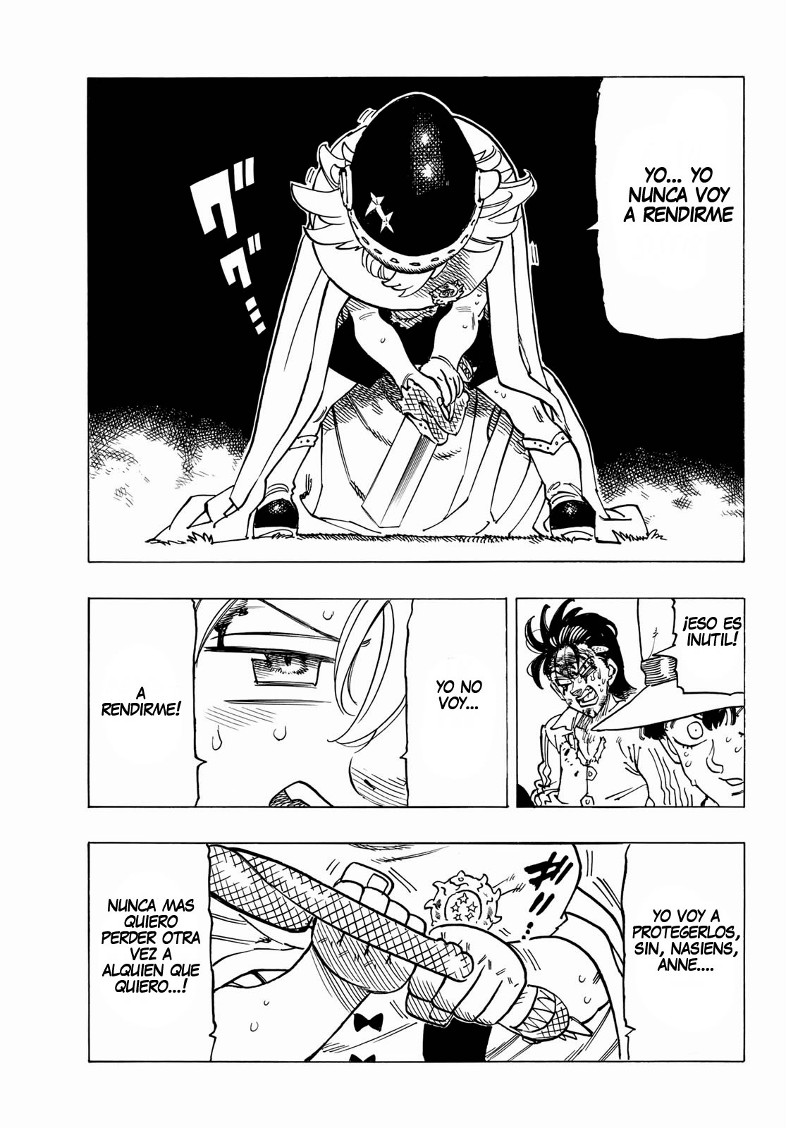 Mokushiroku no Yonkishi Capitulo 47: El último golpe de desesperación página 14