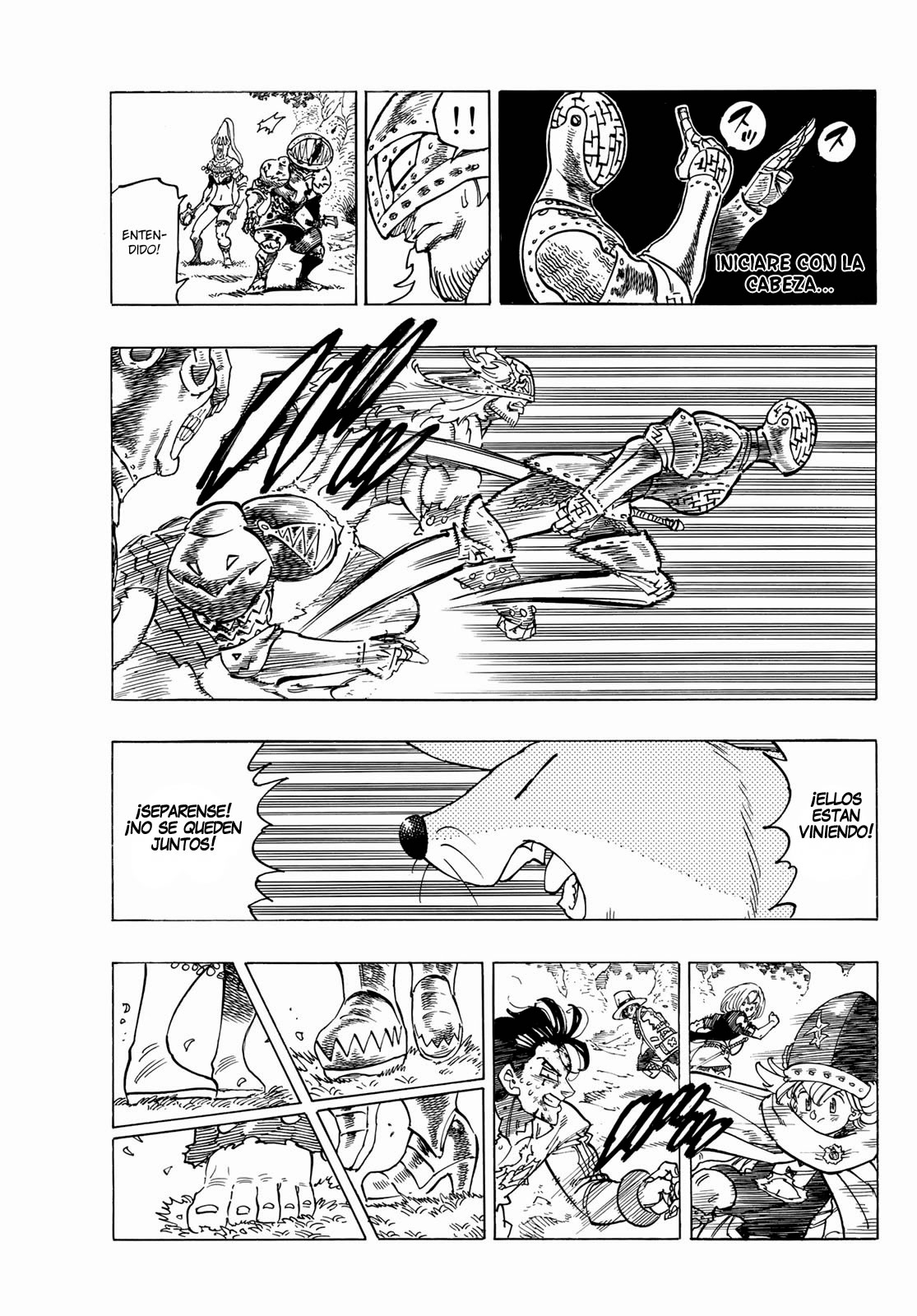 Mokushiroku no Yonkishi Capitulo 47: El último golpe de desesperación página 20