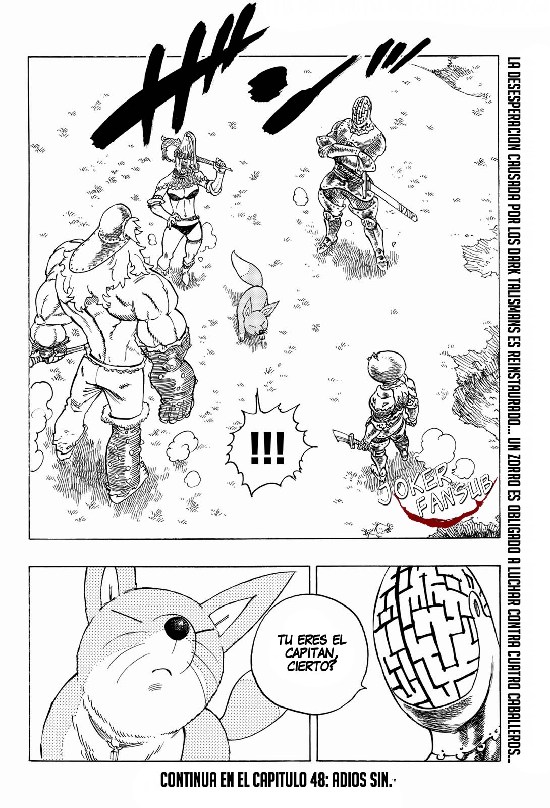 Mokushiroku no Yonkishi Capitulo 47: El último golpe de desesperación página 21