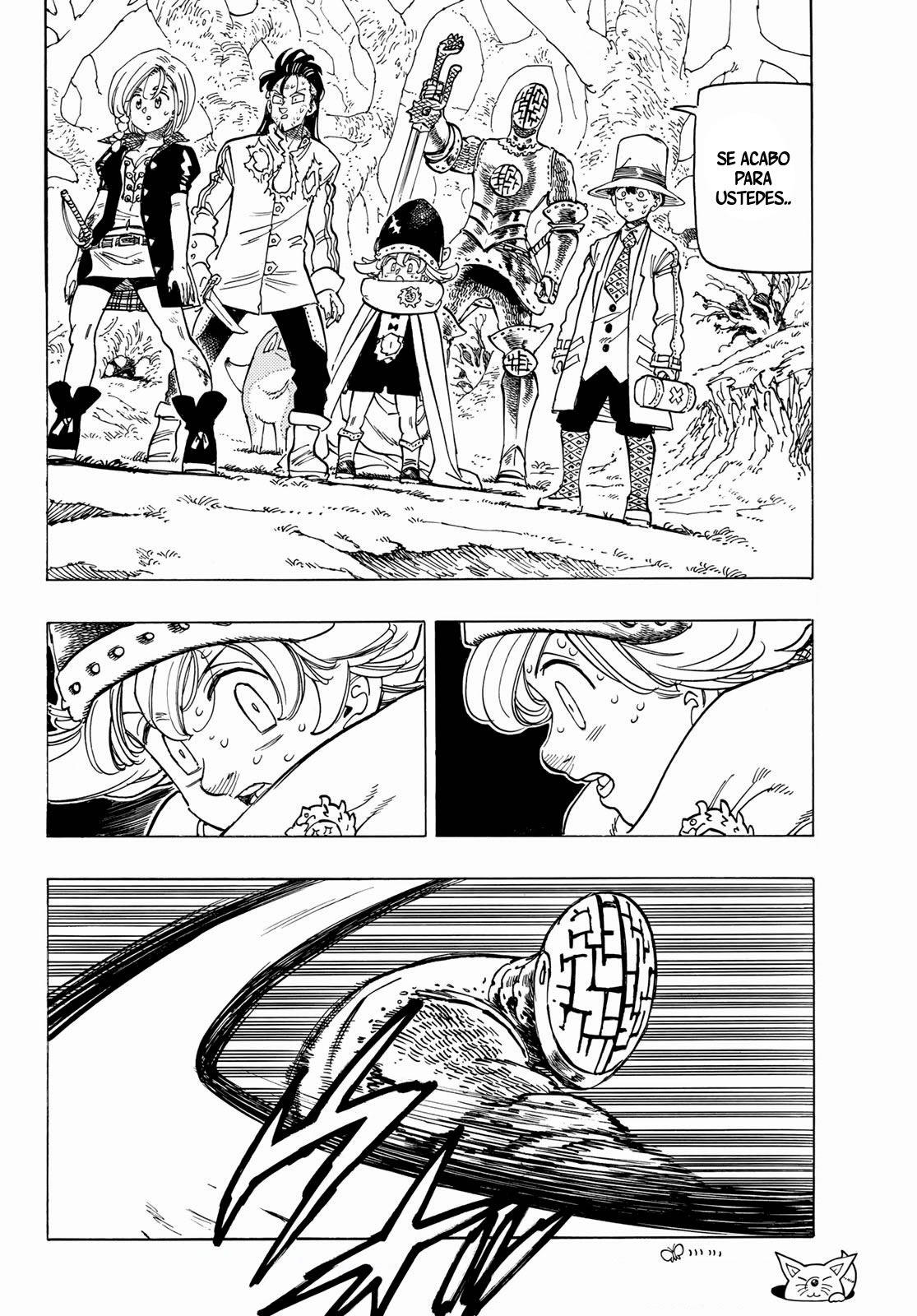 Mokushiroku no Yonkishi Capitulo 47: El último golpe de desesperación página 3