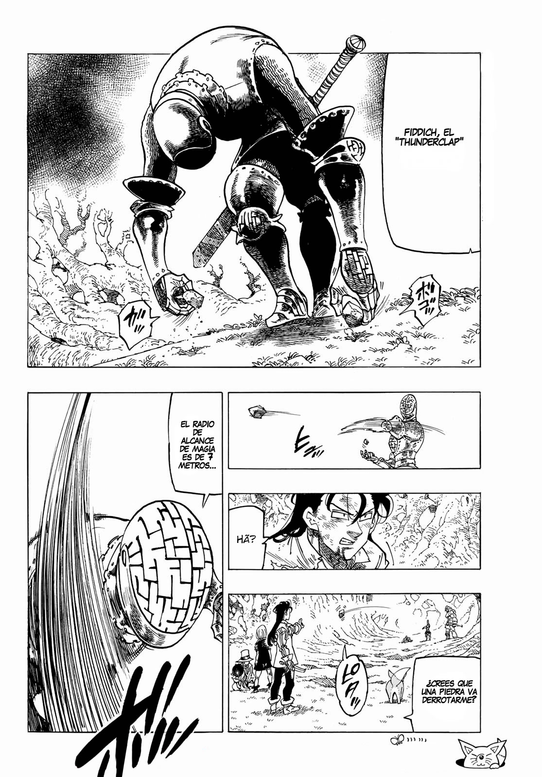 Mokushiroku no Yonkishi Capitulo 47: El último golpe de desesperación página 7
