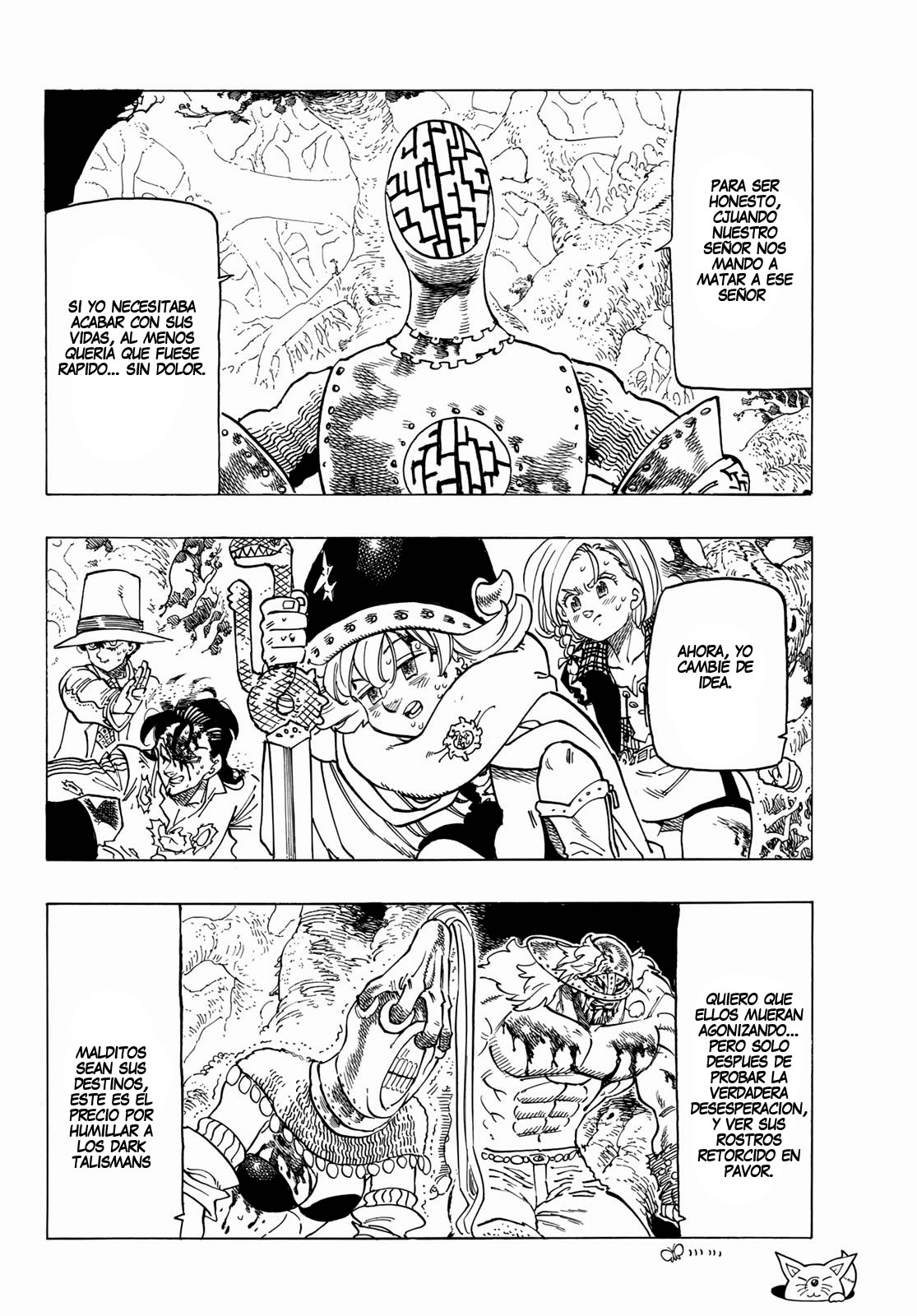 Mokushiroku no Yonkishi Capitulo 47: El último golpe de desesperación página 9