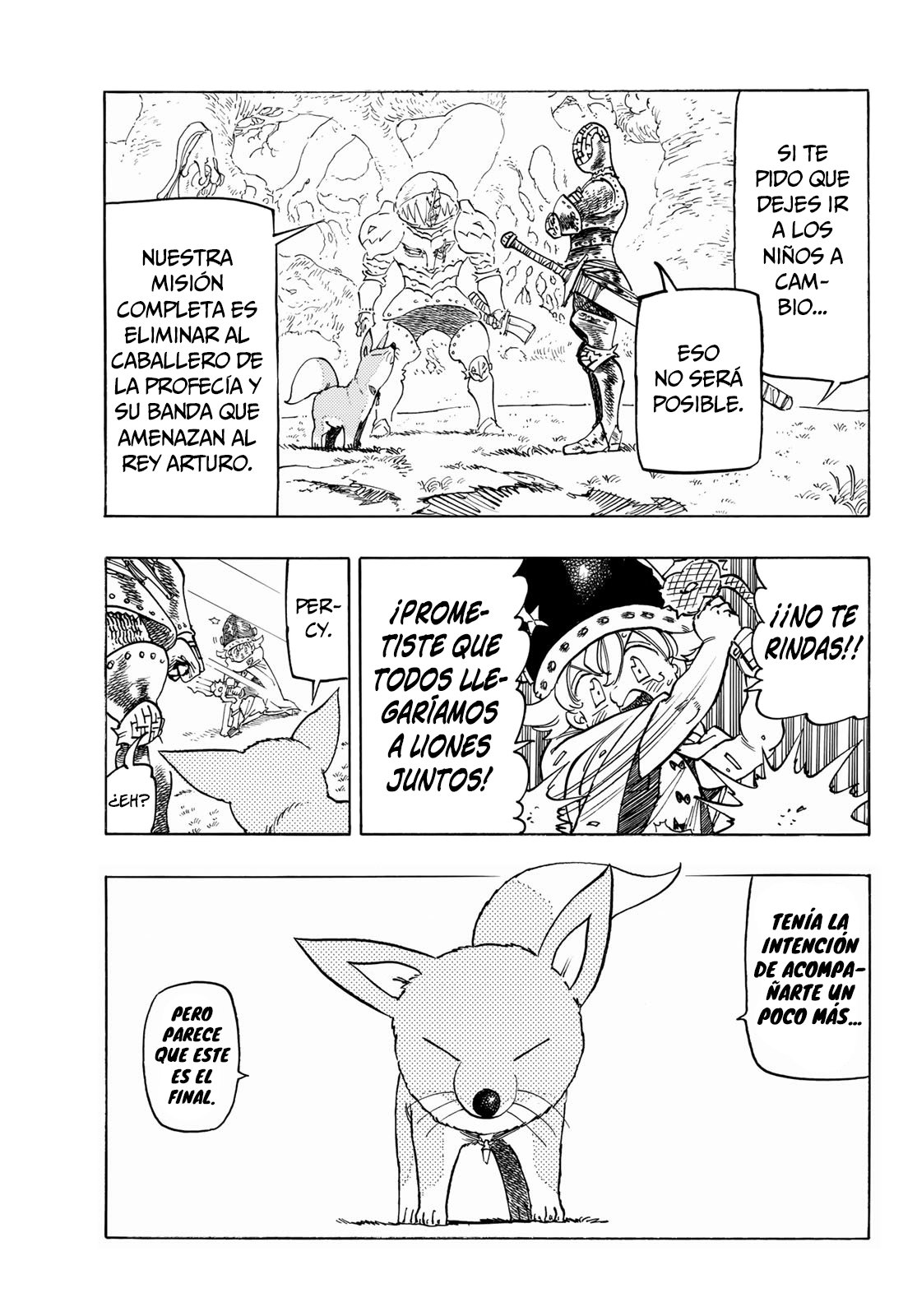 Mokushiroku no Yonkishi Capitulo 48: Separarse de Sin página 8