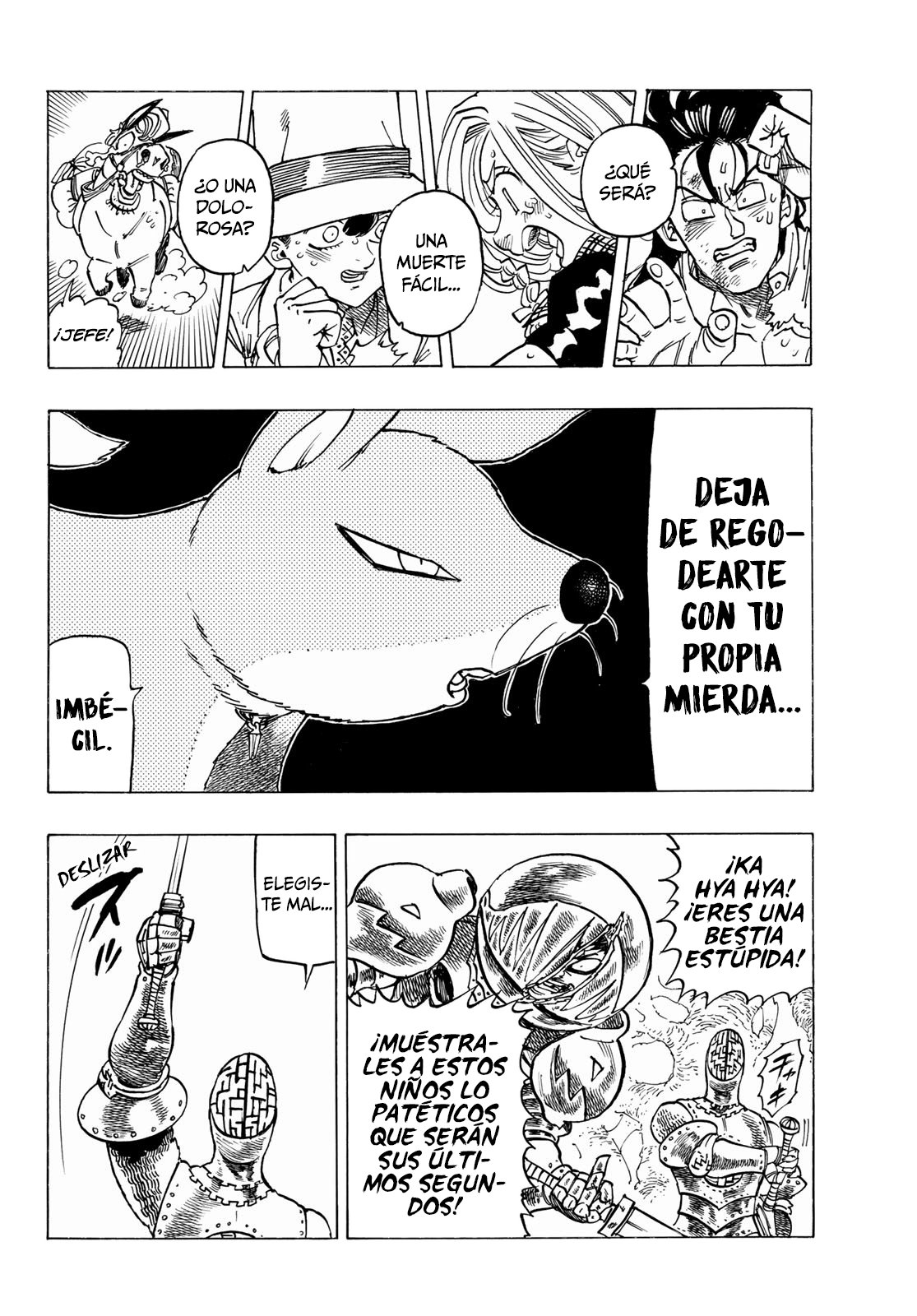 Mokushiroku no Yonkishi Capitulo 48: Separarse de Sin página 9