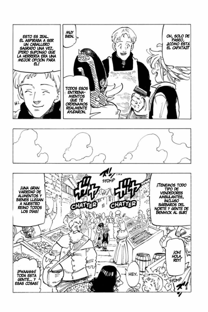Mokushiroku no Yonkishi Capitulo 52: Meliodas y Percival página 10