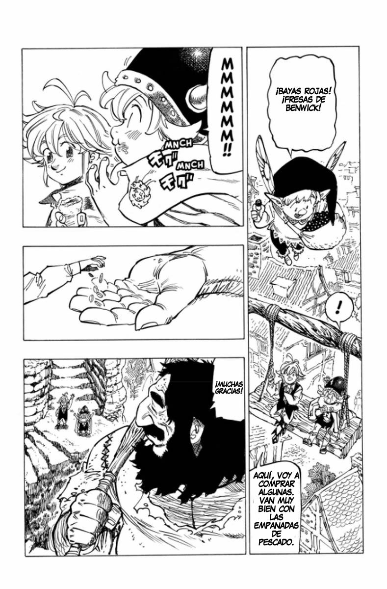 Mokushiroku no Yonkishi Capitulo 52: Meliodas y Percival página 13