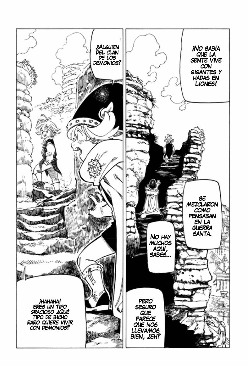 Mokushiroku no Yonkishi Capitulo 52: Meliodas y Percival página 14