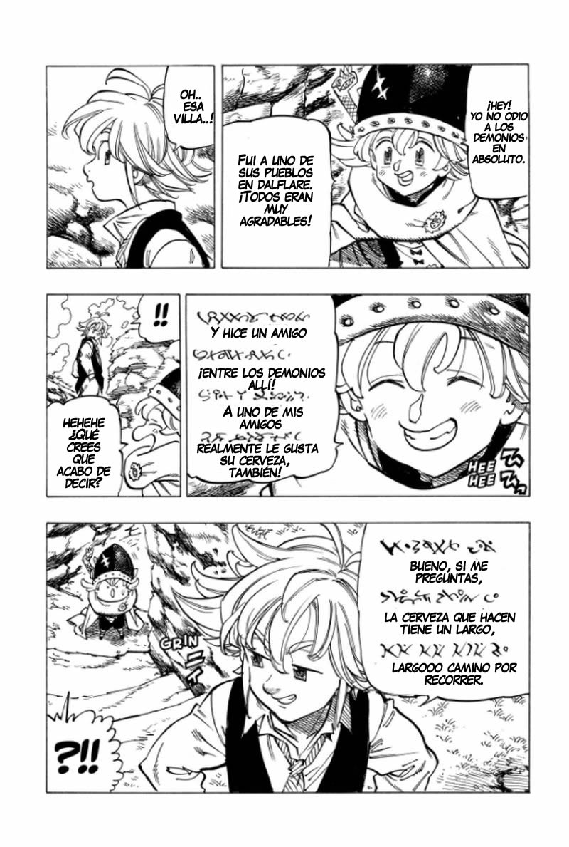 Mokushiroku no Yonkishi Capitulo 52: Meliodas y Percival página 15