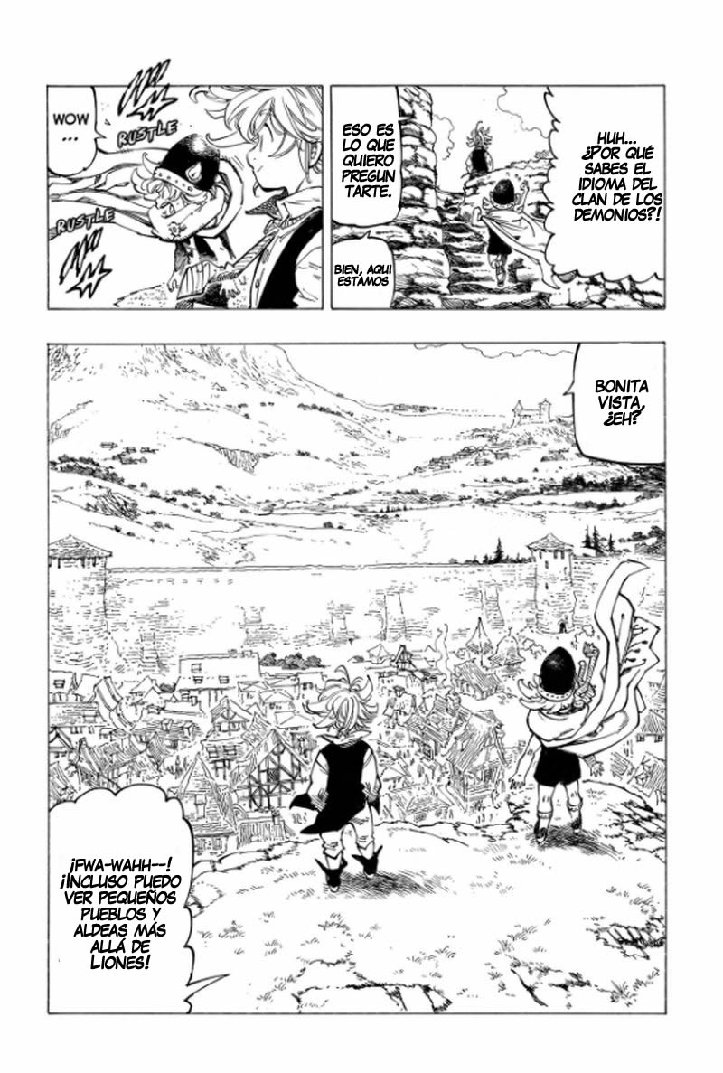 Mokushiroku no Yonkishi Capitulo 52: Meliodas y Percival página 16