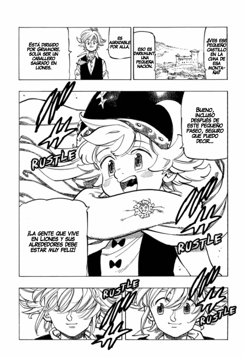 Mokushiroku no Yonkishi Capitulo 52: Meliodas y Percival página 17