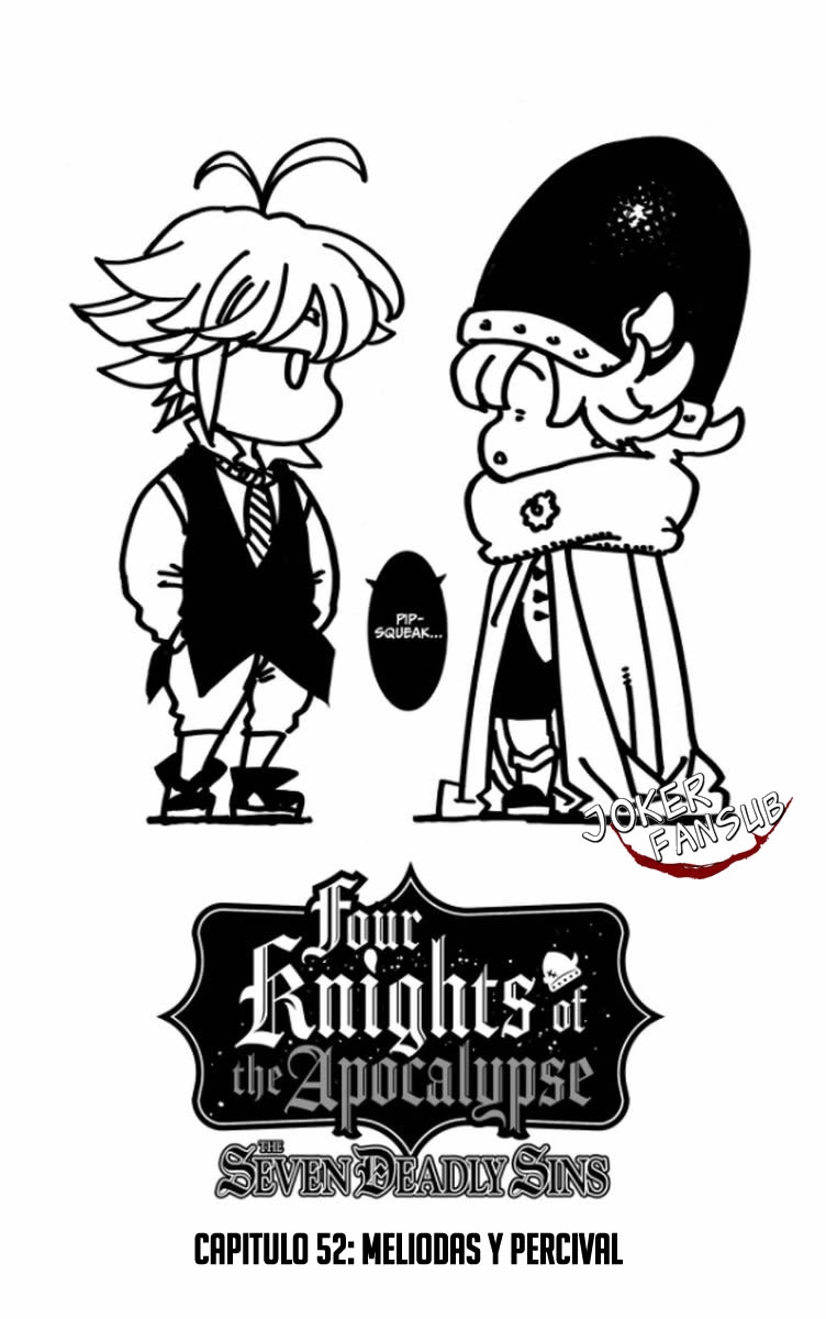 Mokushiroku no Yonkishi Capitulo 52: Meliodas y Percival página 2