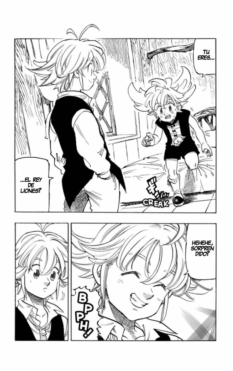 Mokushiroku no Yonkishi Capitulo 52: Meliodas y Percival página 3