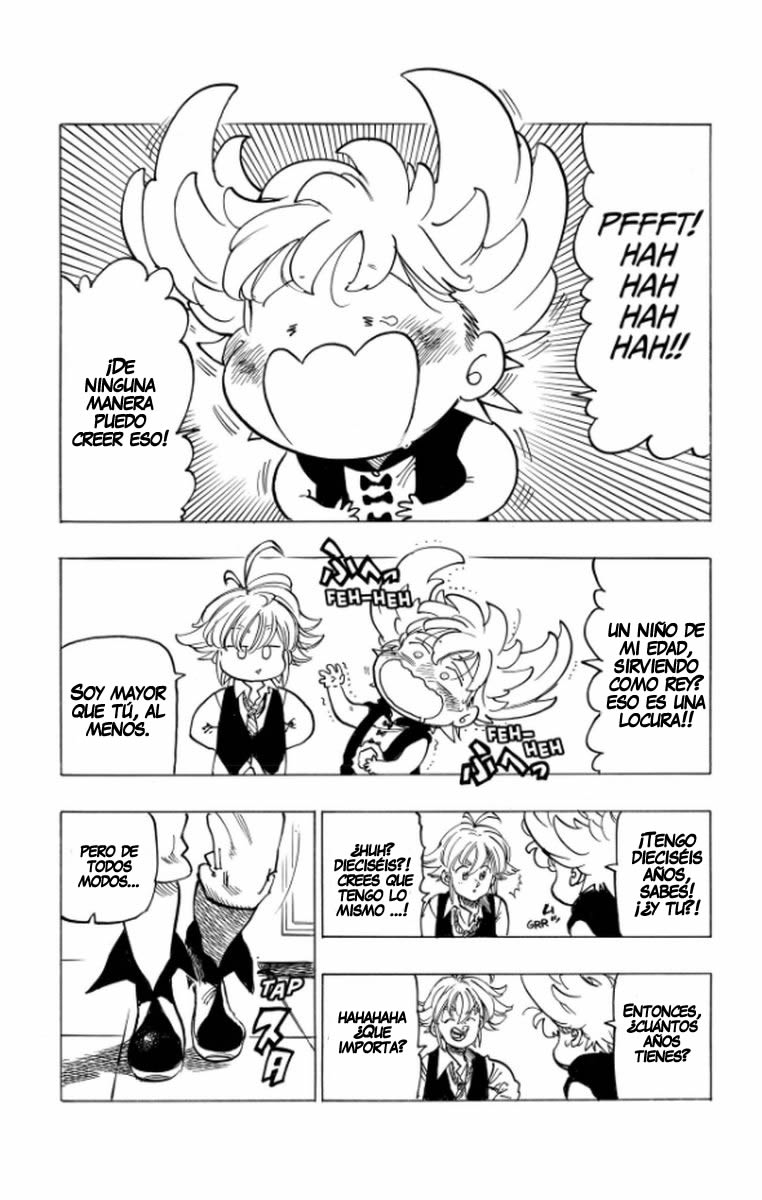 Mokushiroku no Yonkishi Capitulo 52: Meliodas y Percival página 4