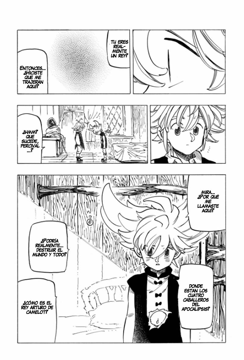 Mokushiroku no Yonkishi Capitulo 52: Meliodas y Percival página 6
