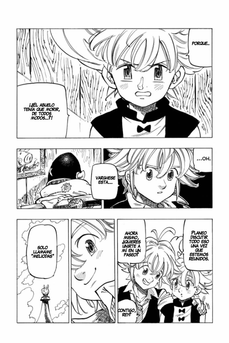 Mokushiroku no Yonkishi Capitulo 52: Meliodas y Percival página 7