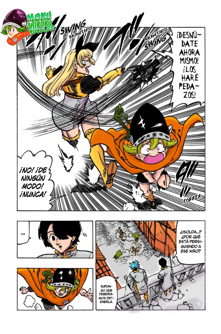 Mokushiroku no Yonkishi Capitulo 53.5: Triple problema (FAN-COLOR) página 12