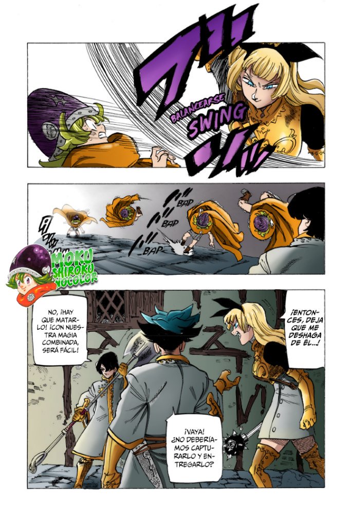 Mokushiroku no Yonkishi Capitulo 53.5: Triple problema (FAN-COLOR) página 18