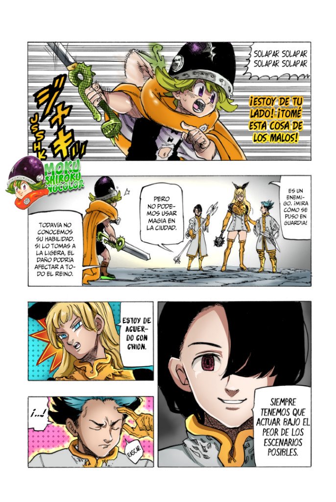 Mokushiroku no Yonkishi Capitulo 53.5: Triple problema (FAN-COLOR) página 19