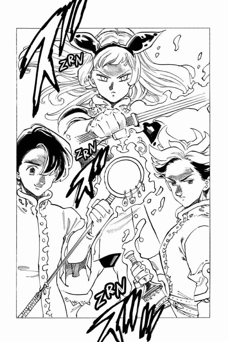 Mokushiroku no Yonkishi Capitulo 53: Triple problema página 18