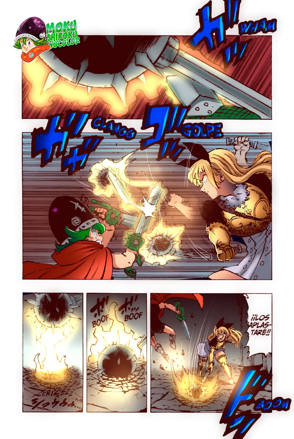 Mokushiroku no Yonkishi Capitulo 54.5: Conspiración (FAN-COLOR) página 3