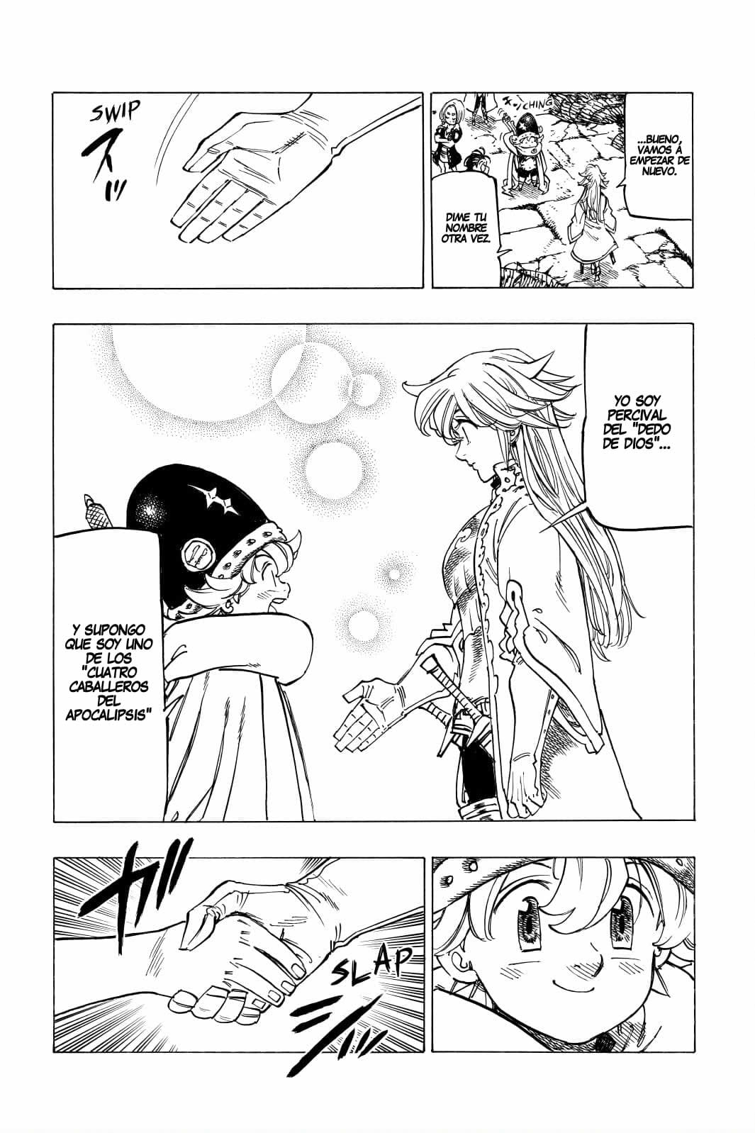 Mokushiroku no Yonkishi Capitulo 56: Encuentro de caballeros profetizados página 16