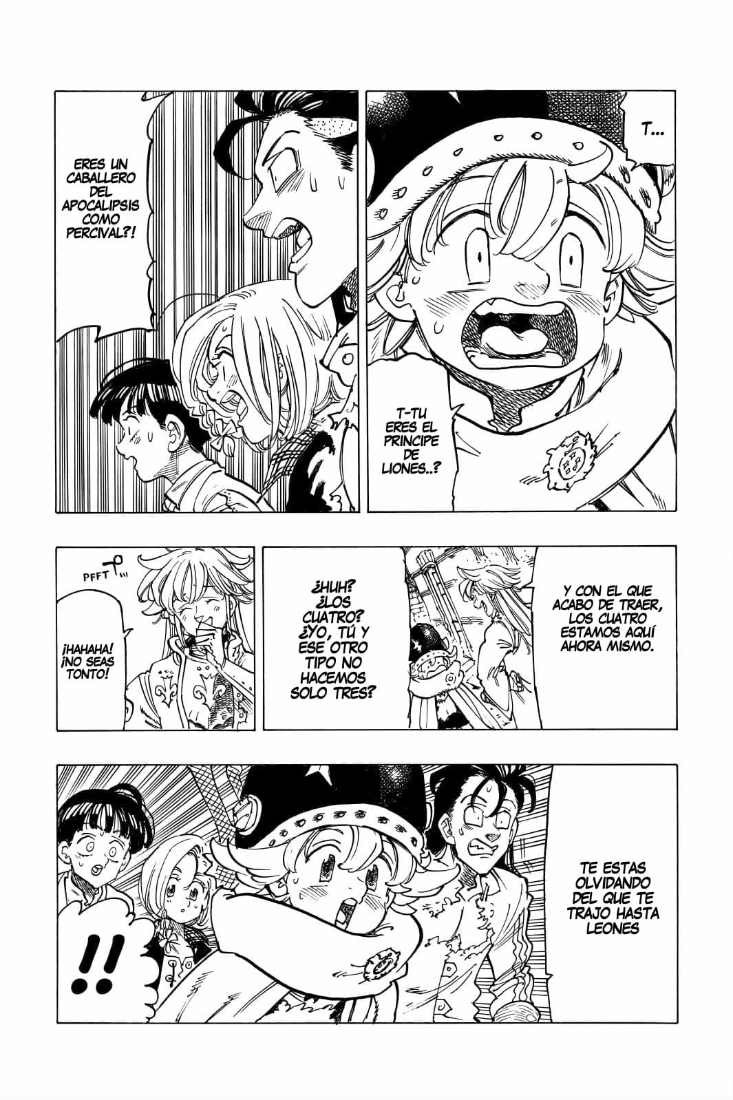 Mokushiroku no Yonkishi Capitulo 56: Encuentro de caballeros profetizados página 18