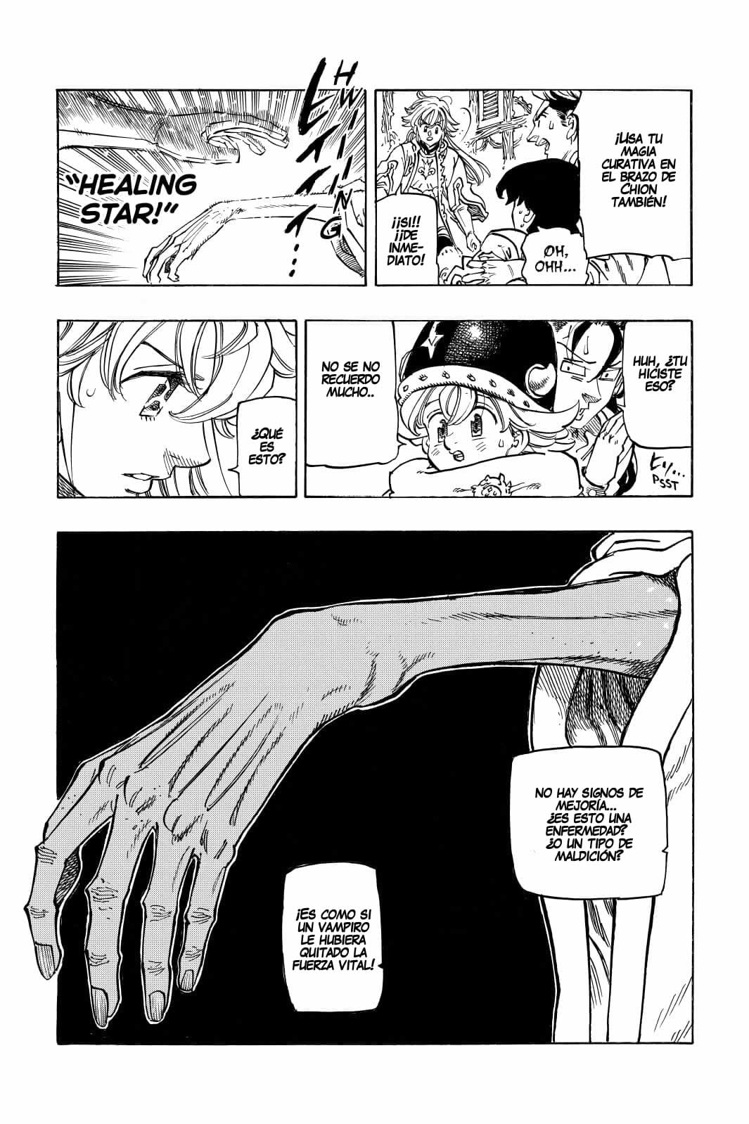 Mokushiroku no Yonkishi Capitulo 56: Encuentro de caballeros profetizados página 7