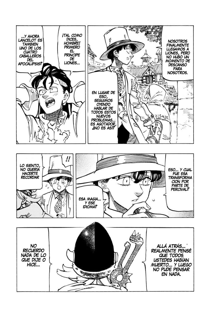 Mokushiroku no Yonkishi Capitulo 57: Liones en pánico página 12