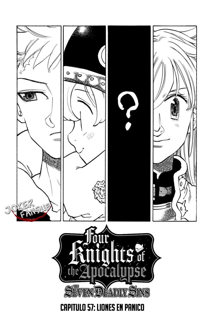 Mokushiroku no Yonkishi Capitulo 57: Liones en pánico página 2