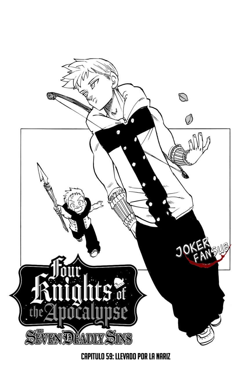 Mokushiroku no Yonkishi Capitulo 59: Arrastrado de la nariz página 2