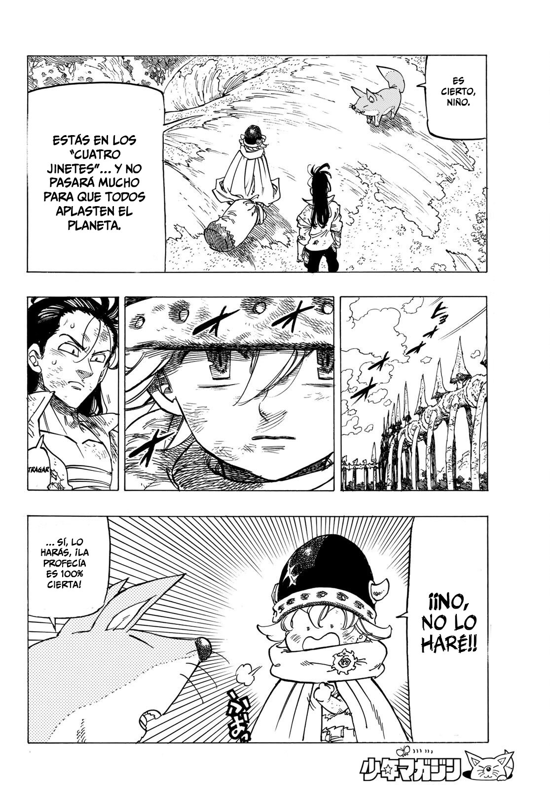 Mokushiroku no Yonkishi Capitulo 6: El siguiente destino página 16