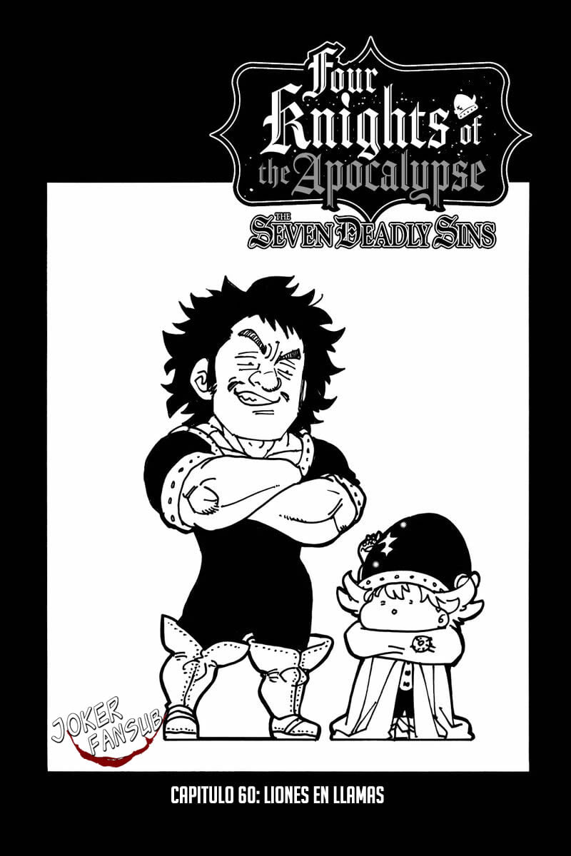 Mokushiroku no Yonkishi Capitulo 60: Liones en llamas página 2