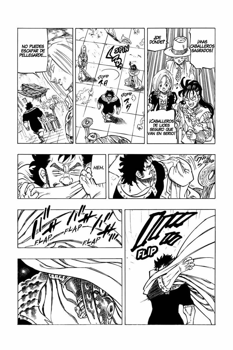 Mokushiroku no Yonkishi Capitulo 60: Liones en llamas página 6
