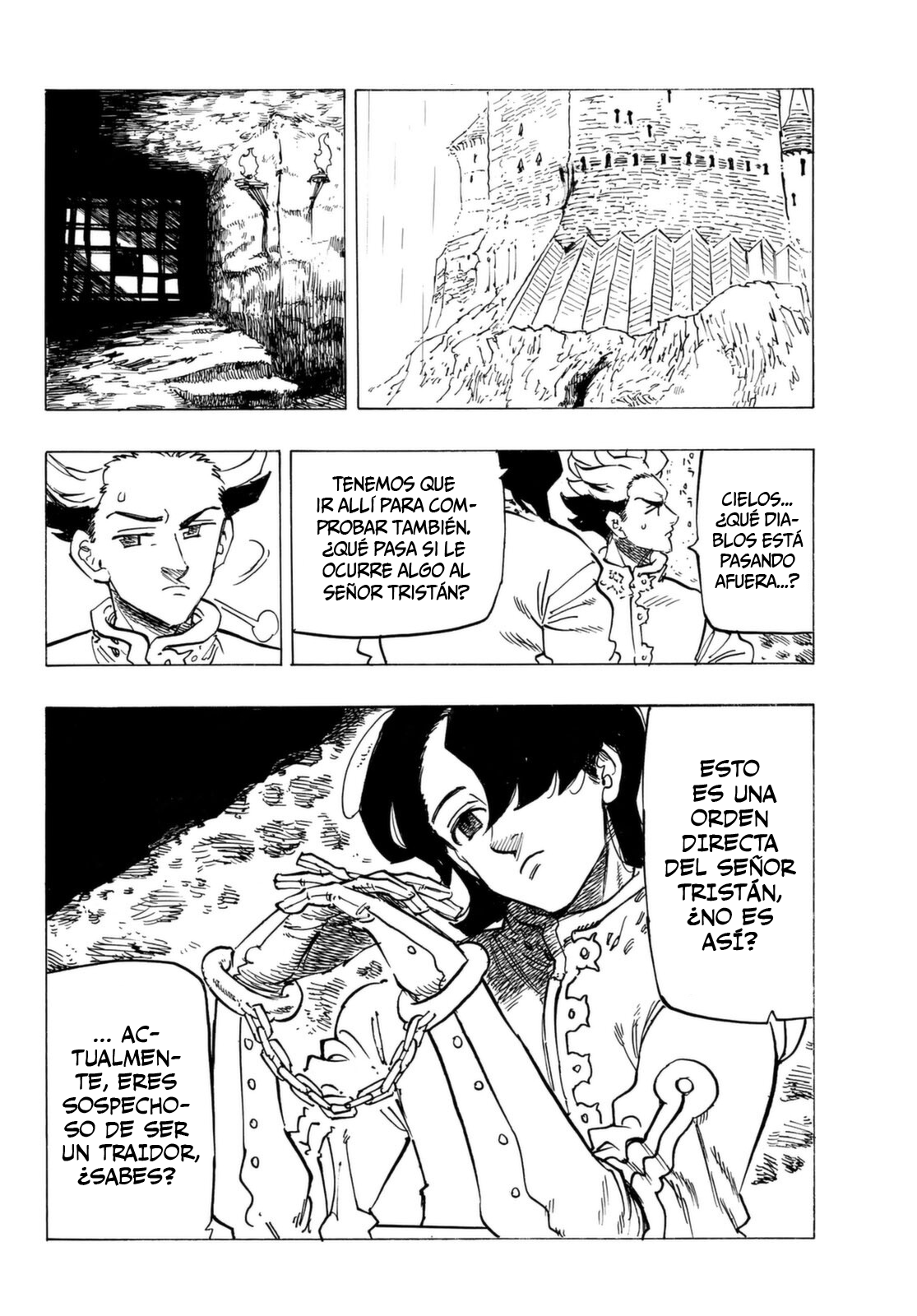 Mokushiroku no Yonkishi Capitulo 69: Los que actúan tras bambalinas página 14