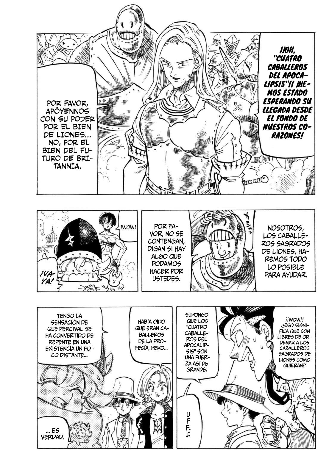 Mokushiroku no Yonkishi Capitulo 69: Los que actúan tras bambalinas página 6