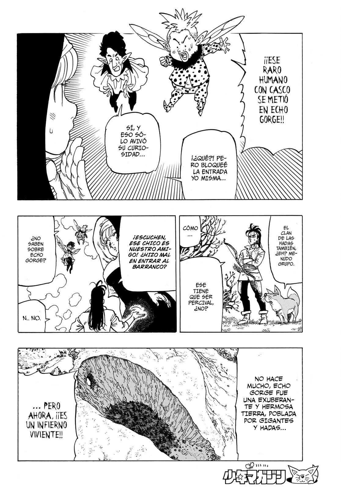 Mokushiroku no Yonkishi Capitulo 7: El demonio de Echo Gorge página 11