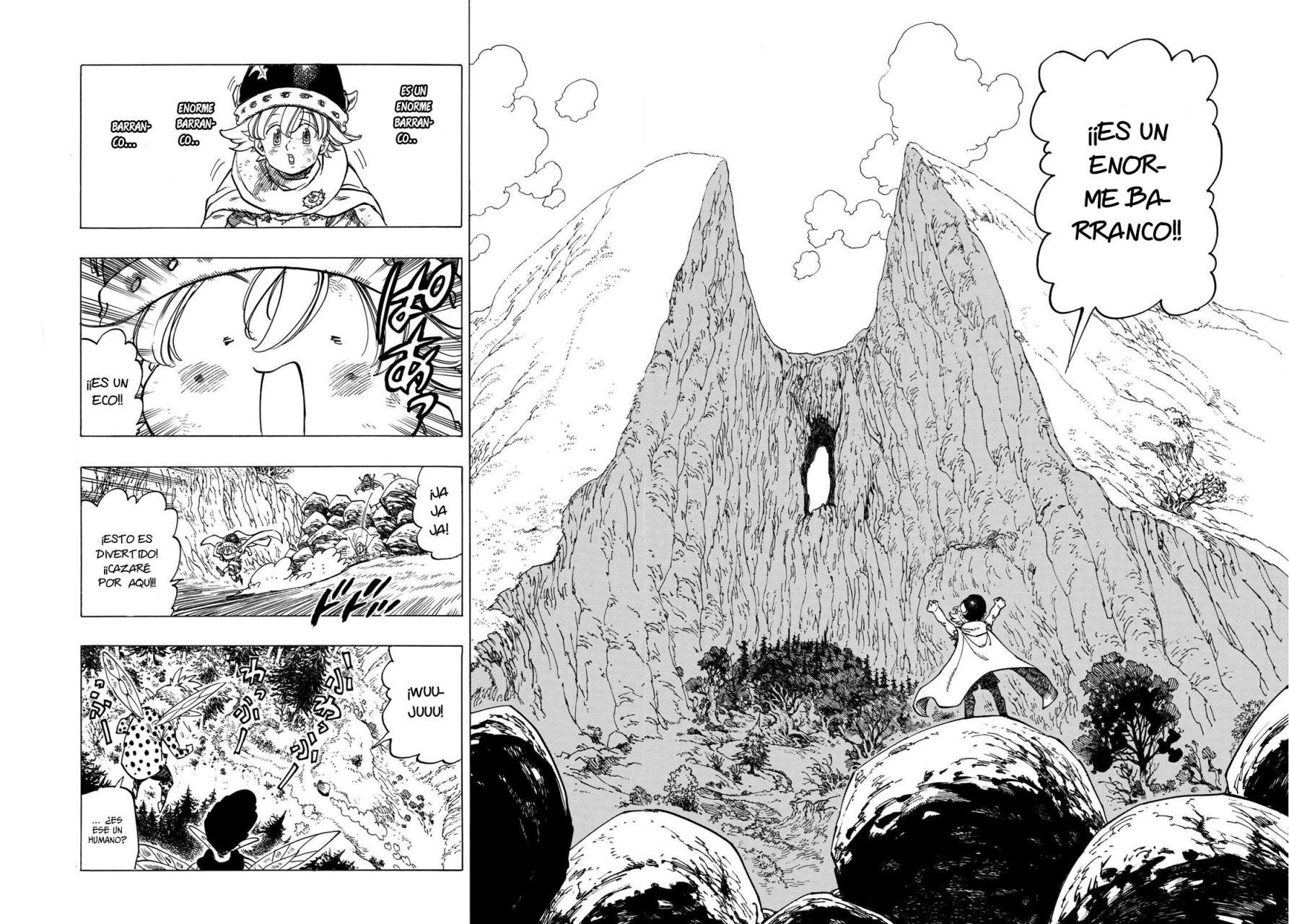Mokushiroku no Yonkishi Capitulo 7: El demonio de Echo Gorge página 6