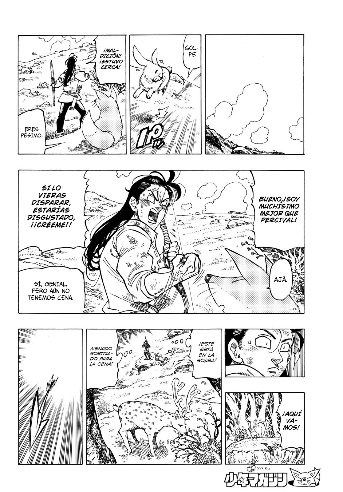 Mokushiroku no Yonkishi Capitulo 7: El demonio de Echo Gorge página 7