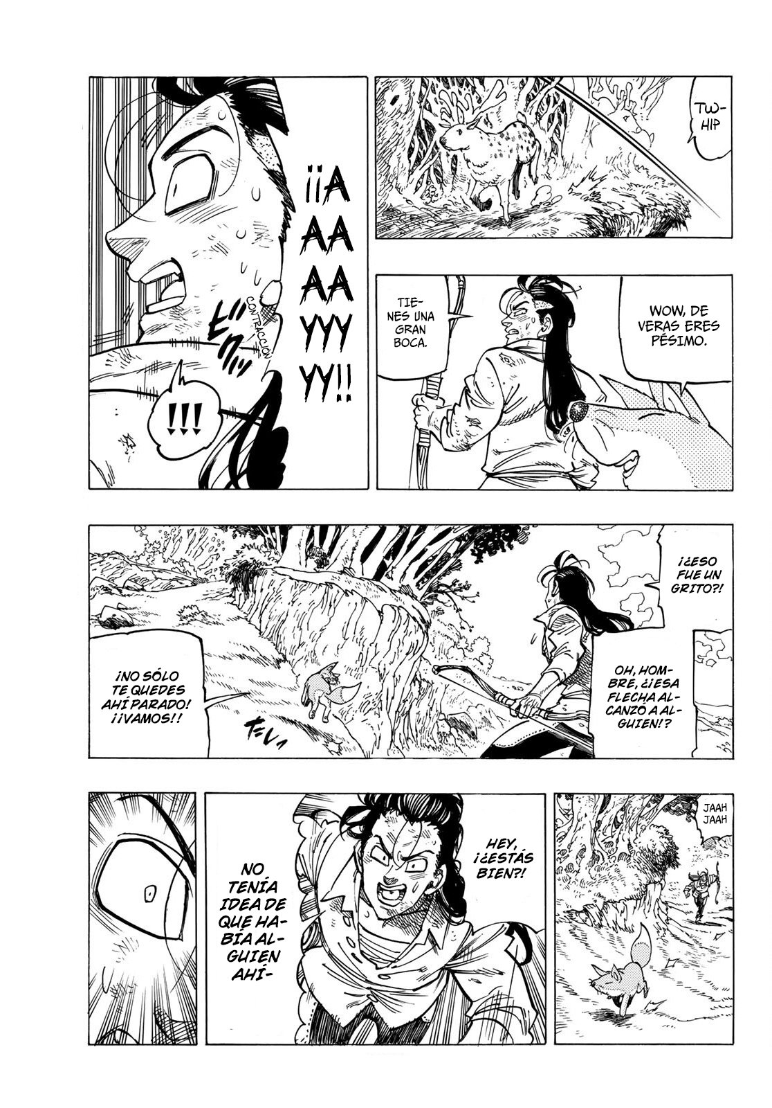 Mokushiroku no Yonkishi Capitulo 7: El demonio de Echo Gorge página 8