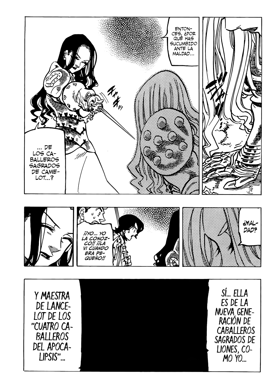 Mokushiroku no Yonkishi Capitulo 70: La espada de la traición página 19