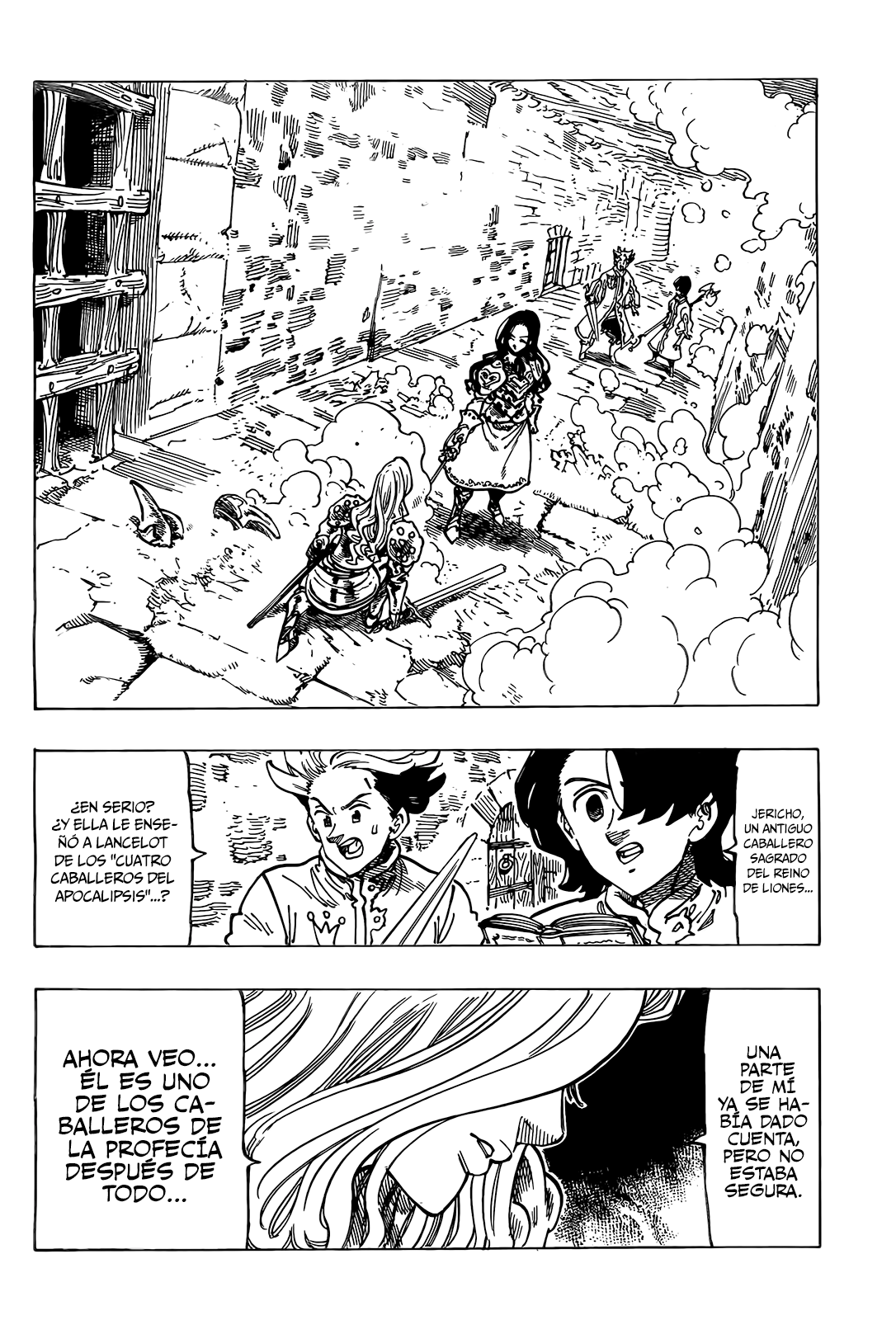 Mokushiroku no Yonkishi Capitulo 71: ¡La transformación de un amigo! página 3