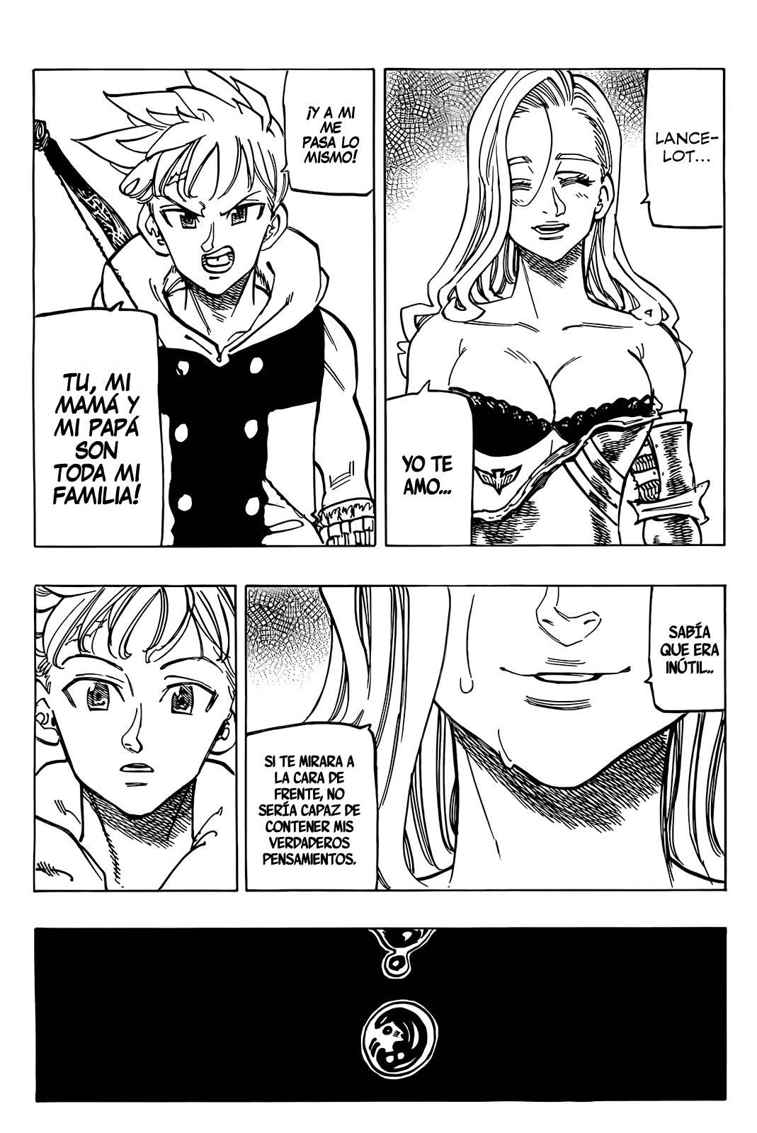 Mokushiroku no Yonkishi Capitulo 72: Un corazón helado y ardiente página 12