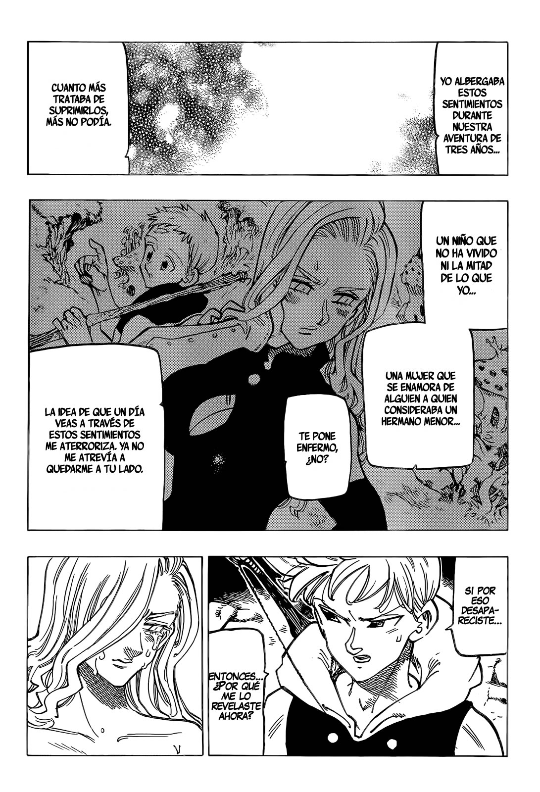 Mokushiroku no Yonkishi Capitulo 72: Un corazón helado y ardiente página 15