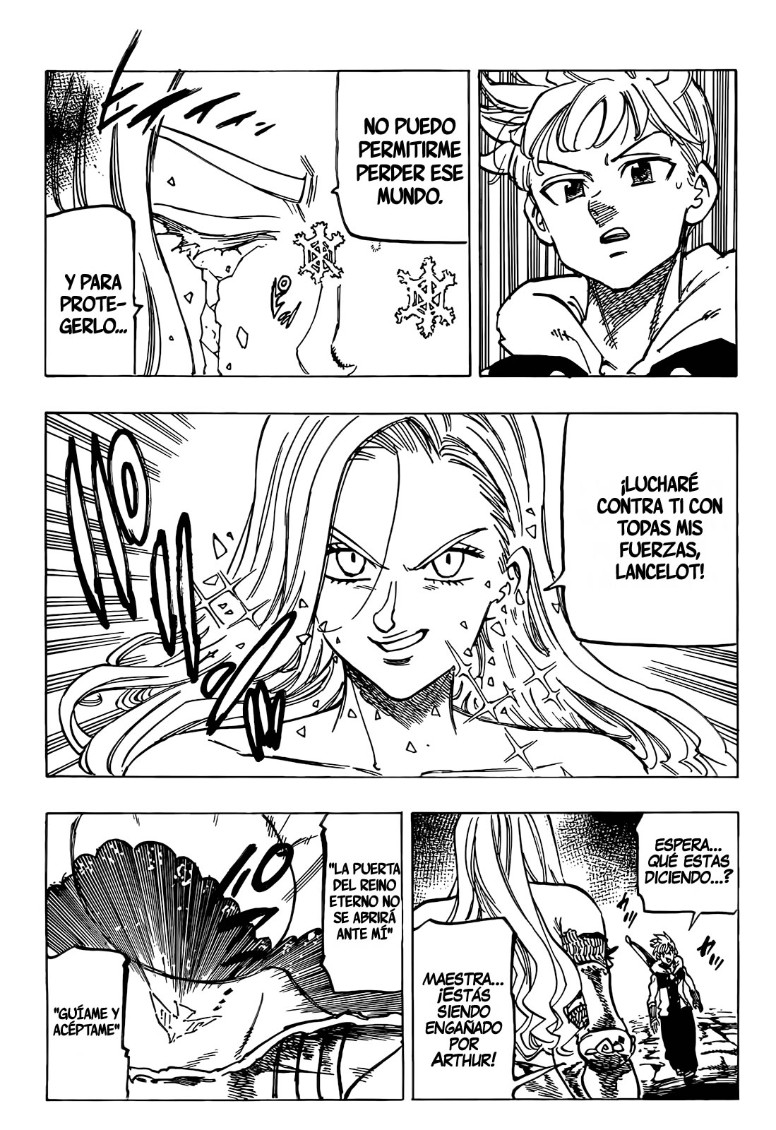 Mokushiroku no Yonkishi Capitulo 72: Un corazón helado y ardiente página 18