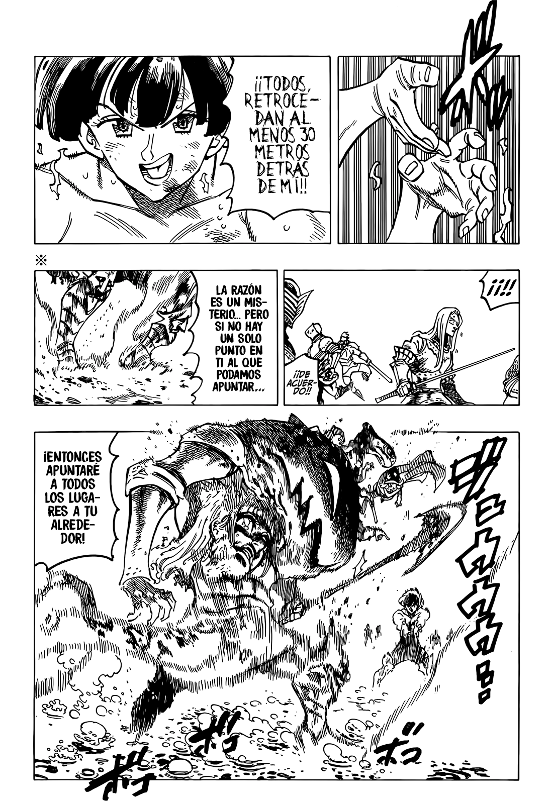 Mokushiroku no Yonkishi Capitulo 73: El demonio Melagaland página 11