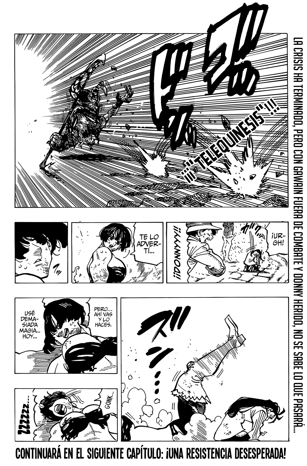 Mokushiroku no Yonkishi Capitulo 73: El demonio Melagaland página 16