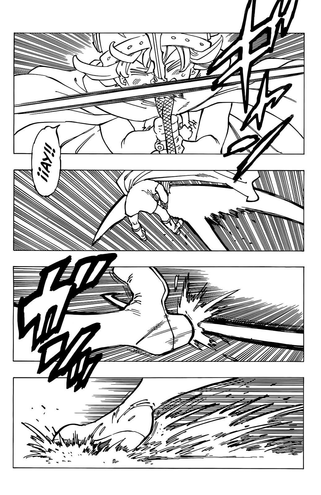 Mokushiroku no Yonkishi Capitulo 73: El demonio Melagaland página 3