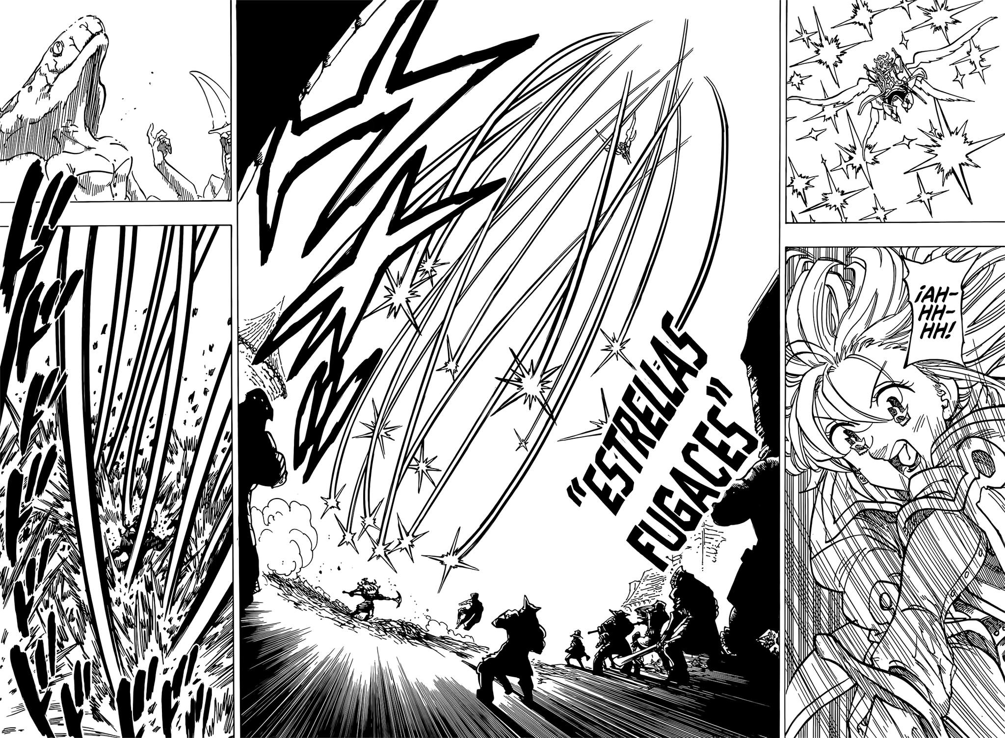 Mokushiroku no Yonkishi Capitulo 73: El demonio Melagaland página 5
