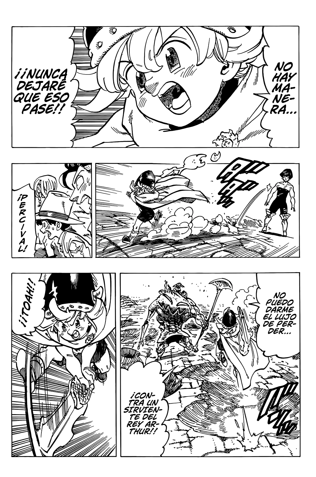 Mokushiroku no Yonkishi Capitulo 73: El demonio Melagaland página 8
