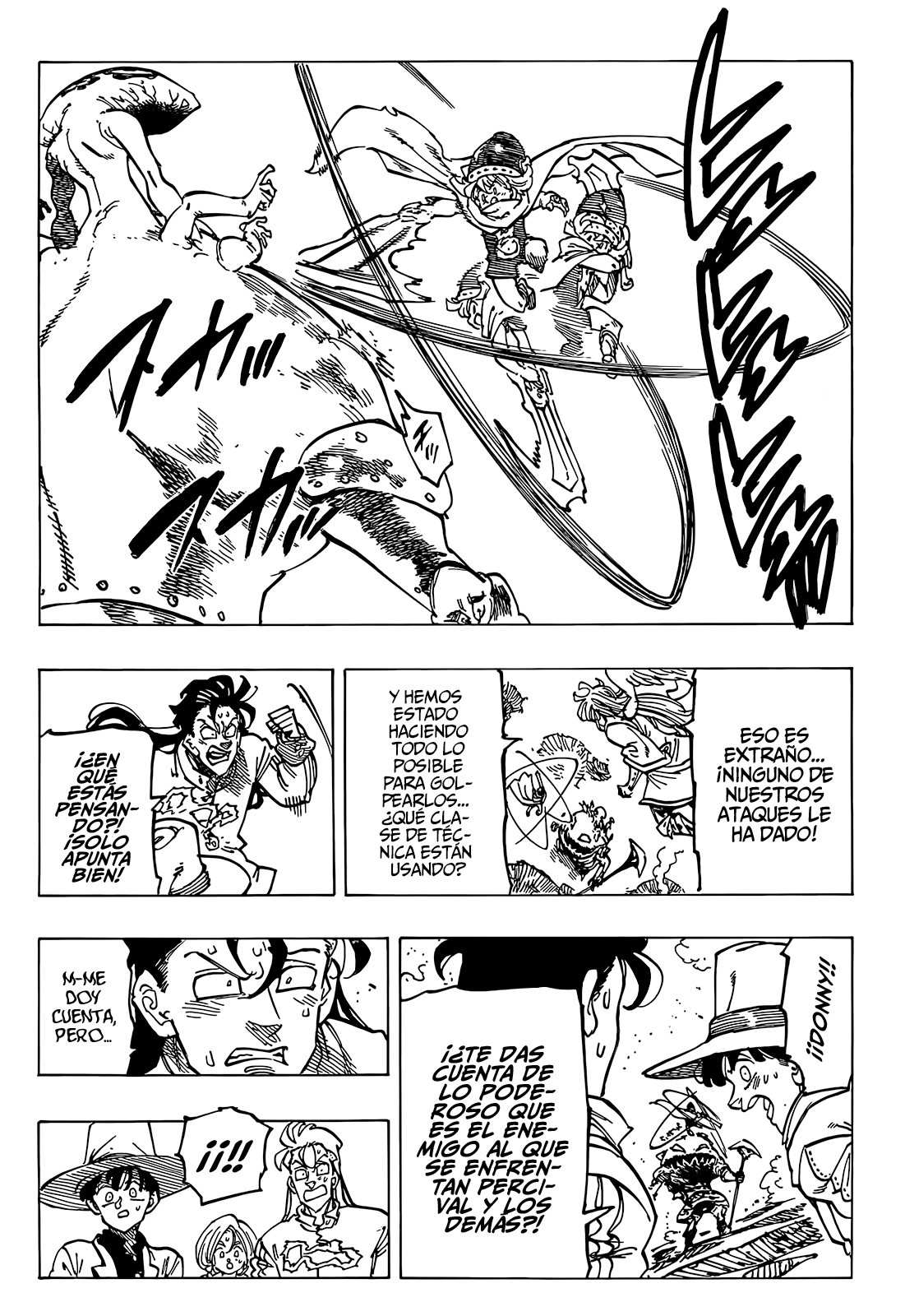 Mokushiroku no Yonkishi Capitulo 73: El demonio Melagaland página 9